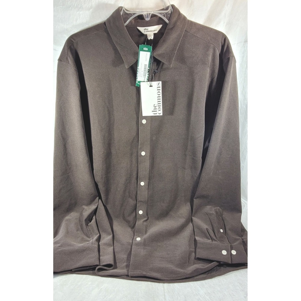 Stitch Fix The Commons Men's Stretch Corduroy Button Down Shirt - Brown -‎ XL